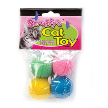 Scruffys Kitty Sponge Balls 4 Pack