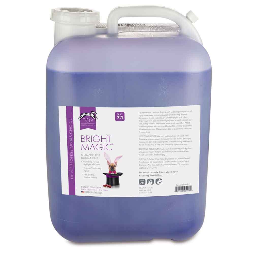 Top Performance Bright Magic Dog Grooming Shampoo 5 gal