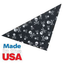 Top Performance Skulls and Crossbones Bandana Black