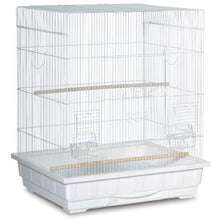 Prevue Pet Keet Tiel Square Roof Bird Cage White SP25212W W